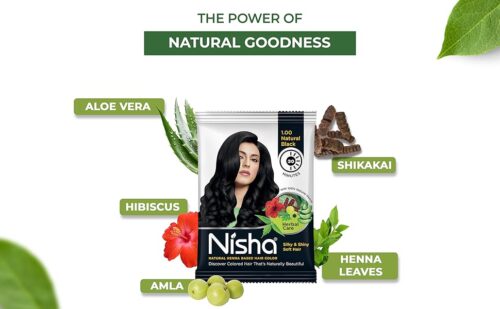 Nisha Hair Color Natural Black